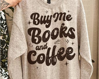 Books and Coffee Png, Book Lover png, Bookish Digital Download, Book Shirt Design, Reading Book Club png, Book Club png