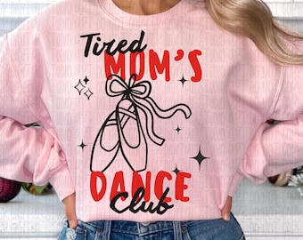 Preppy Dance Mom Png, Dance Mom Shirt Design, Dance Bow Coquette png, Dance Competition Shirt Png, Dancer Life, Tired Mom's Dance Club