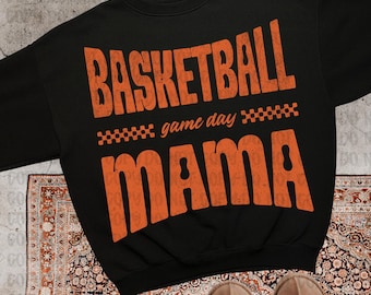 Basketball Mama Png, Basketball Mom Shirt Design, Trendy Basketball png, Retro Basketball Mom Sublimation, Game Day Digital Download