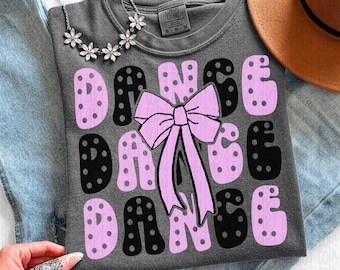 Coquette Dance PNG, Varsity Dance Mom png, Pink Dance Team Sublimation, Competition Day Shirt Design, Dancer Life png