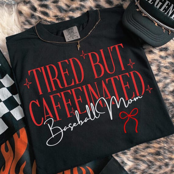 Baseball Mom Png, Retro Trendy Baseball png, Tired Baseball Mom Club Shirt Design, Coffee Lover Design