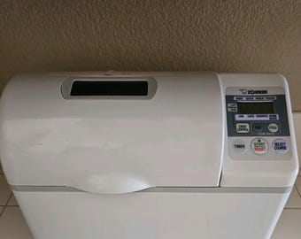 Máquina para hacer pan Zojirushi Home Bakery BBCC-V20, 2 lb, doble paleta (probada)