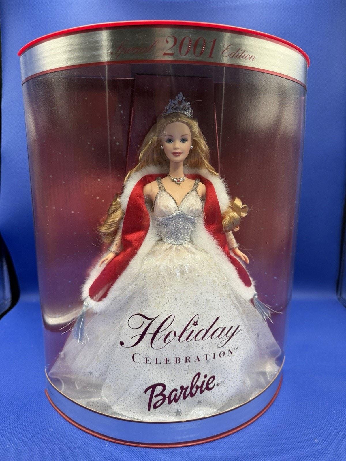Special Edition 2001 Holiday Celebration Barbie - Etsy