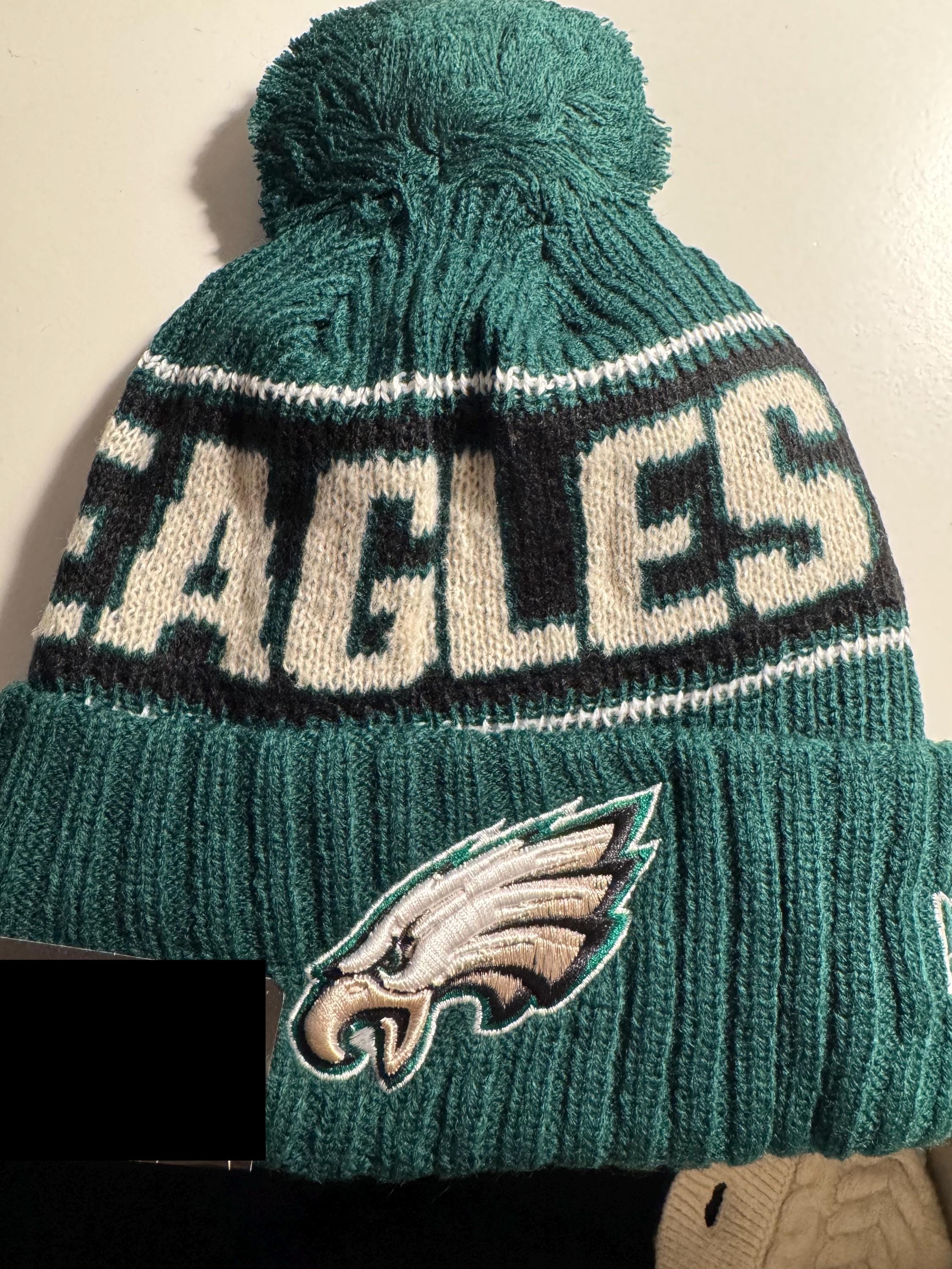 Eagles Beanie White - Etsy display picture 3