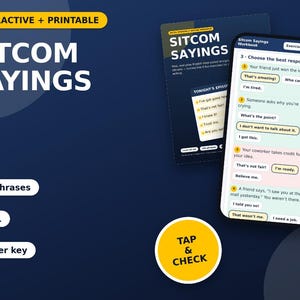 Cuaderno de ejercicios de inglés hablado natural A2-B1 (descarga en PDF) / Nivel principiante - Intermedio / A4 + Versión móvil + Archivo ZIP interactivo