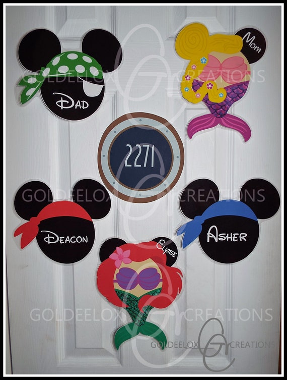Disney Cruise Door Magnets Disney Pirate Magnets Pirate Etsy