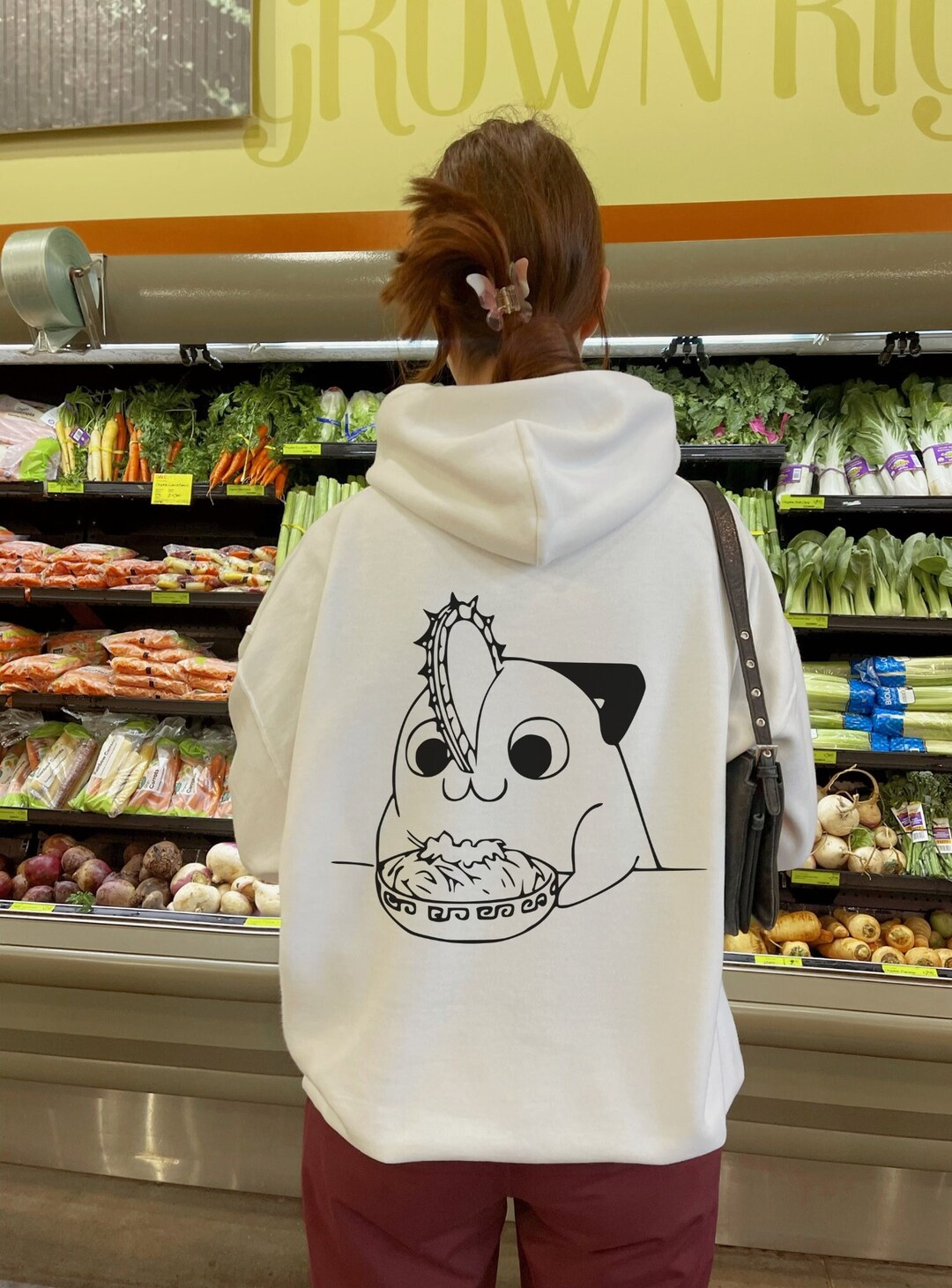 Minimalist anime sweatshirt Clearance