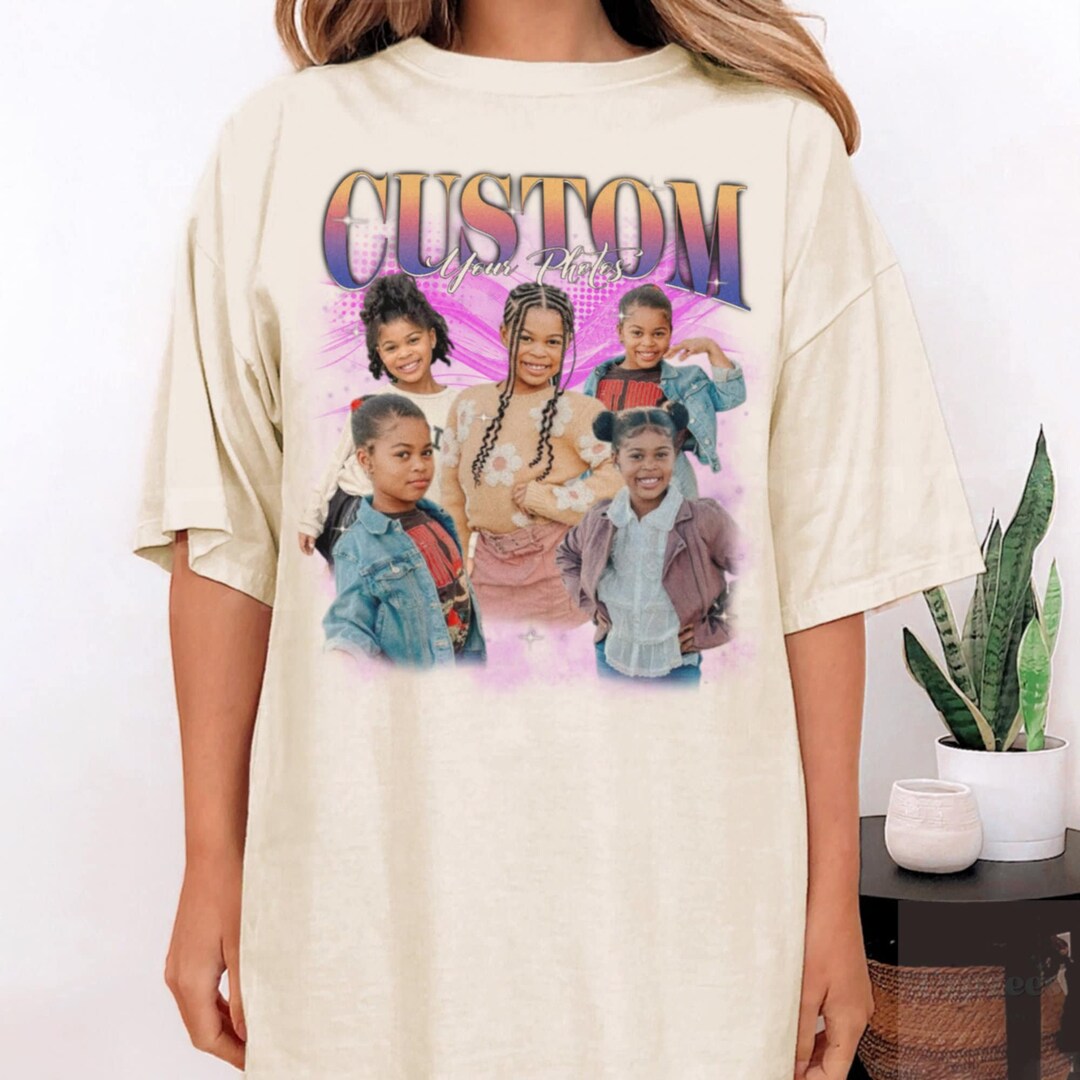 Custom Bootleg Rap Tee, Vintage Custom Funny Rap Shirt, Custom Photo ...