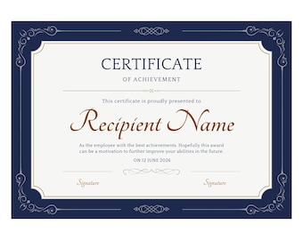 Ministerial License Certificate Template, Set of 2 Editable Minister License Certificates, Certificate of License to Preach