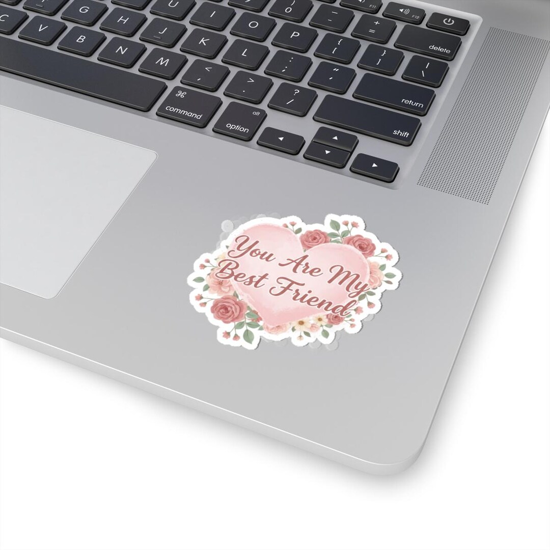 Send A Friend Sticker Best Friend Sticker, Heart Sticker, Laptop Decal, Valentines Day ...