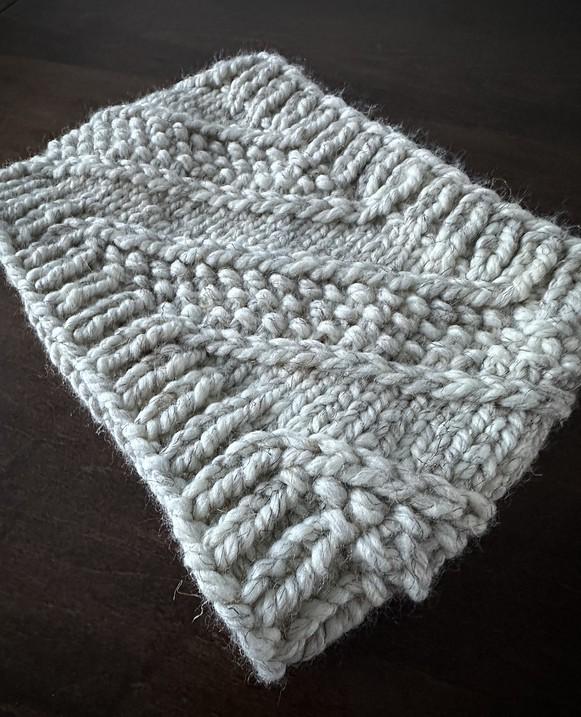 Swirling Snow Cowl | Chunky Mock Cable Cowl Knitting Pattern | PDF ...