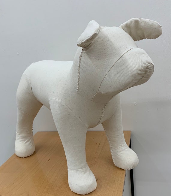 Professional Quality Dog Display Mannequin Sparky Standing Dog, Fabric  Covered, Perfect for Display or Draping 