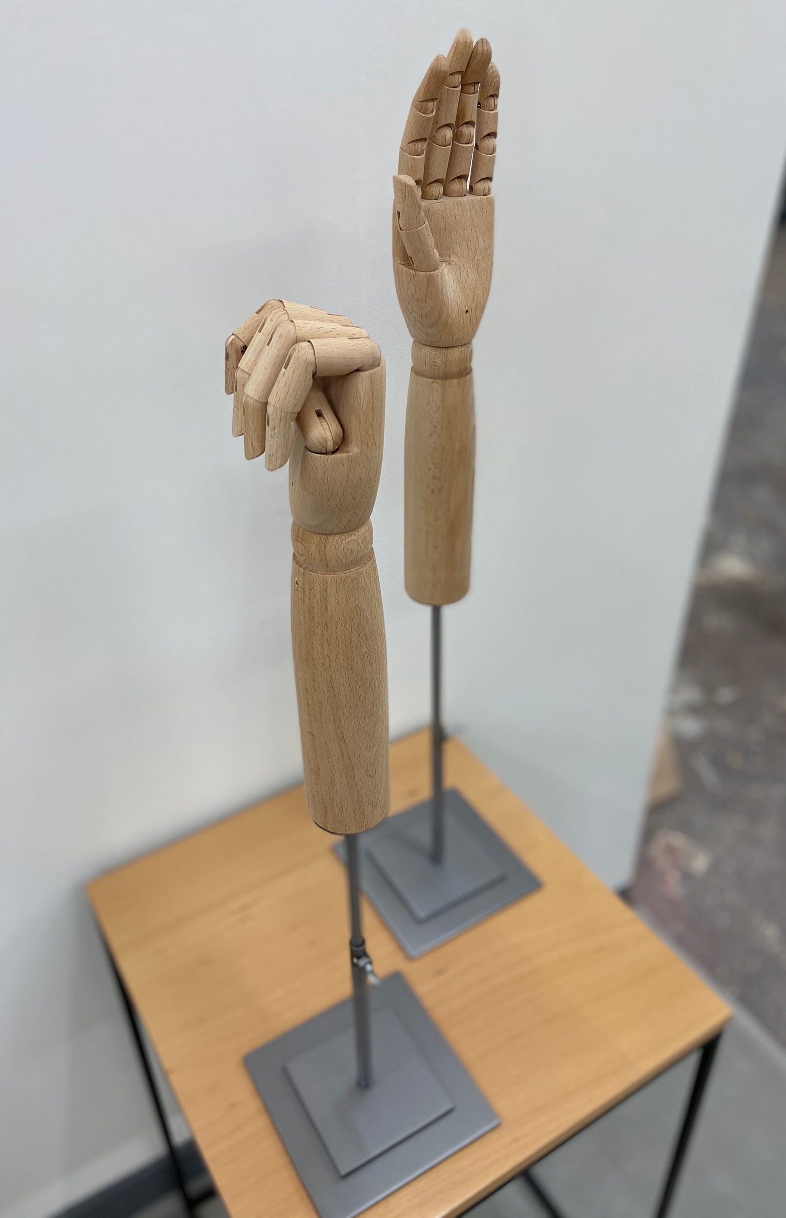 Articulated Wood Handperfect for Displaying Gloves or Other