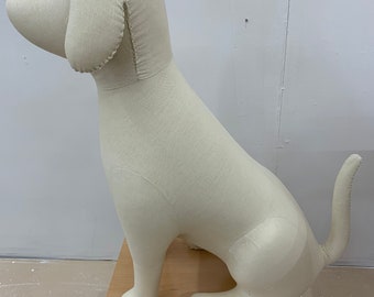 Professionally made in the USA! Our Large Sitting Dog Display Mannequin is  first made from a hard, durable foam an…