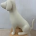 Professional Quality Dog Display Mannequin - Large Sitting Dog, Fabric ...