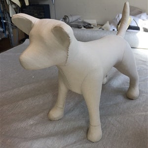 Professional Quality Dog Display Mannequin - Medium Chula Dog, Fabric Covered, Perfect for Display or Draping!