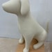 Professional Quality Dog Display Mannequin Large Sitting Dog, Fabric ...