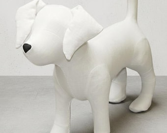 Maniquí de perro de lino – Chula Dog, fabricado en EE. UU.
