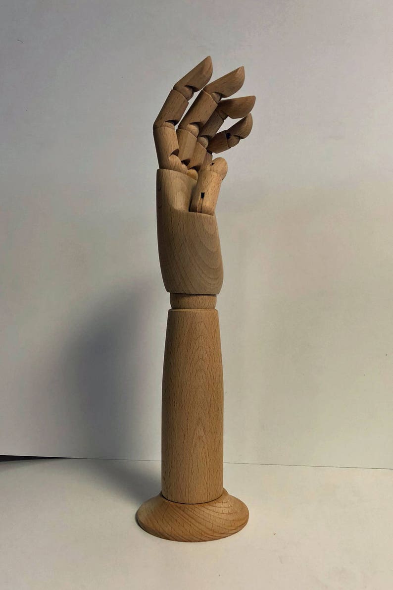 Articulated Wood Handperfect for Displaying Gloves or Other