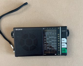 Vintage Sony ICF-7601 12 Band Worldwide Receiver - Etsy