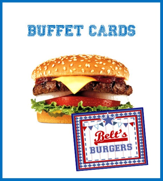 BASEBALL FOOD CARDS - Personalized Printable Download Il_570xn