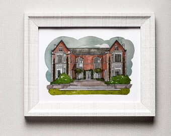 Kohl Mansion Watercolor Print – San Francisco Architecture Wall Art