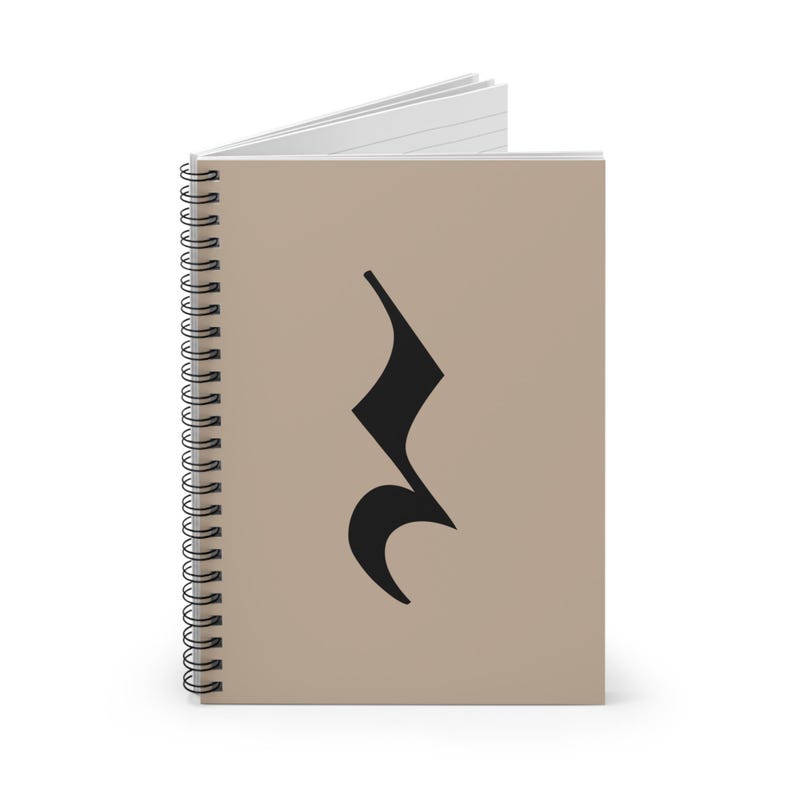 Music Rest Symbol Spiral Notebook - Ruled Line, Musician Gift, Music ...
