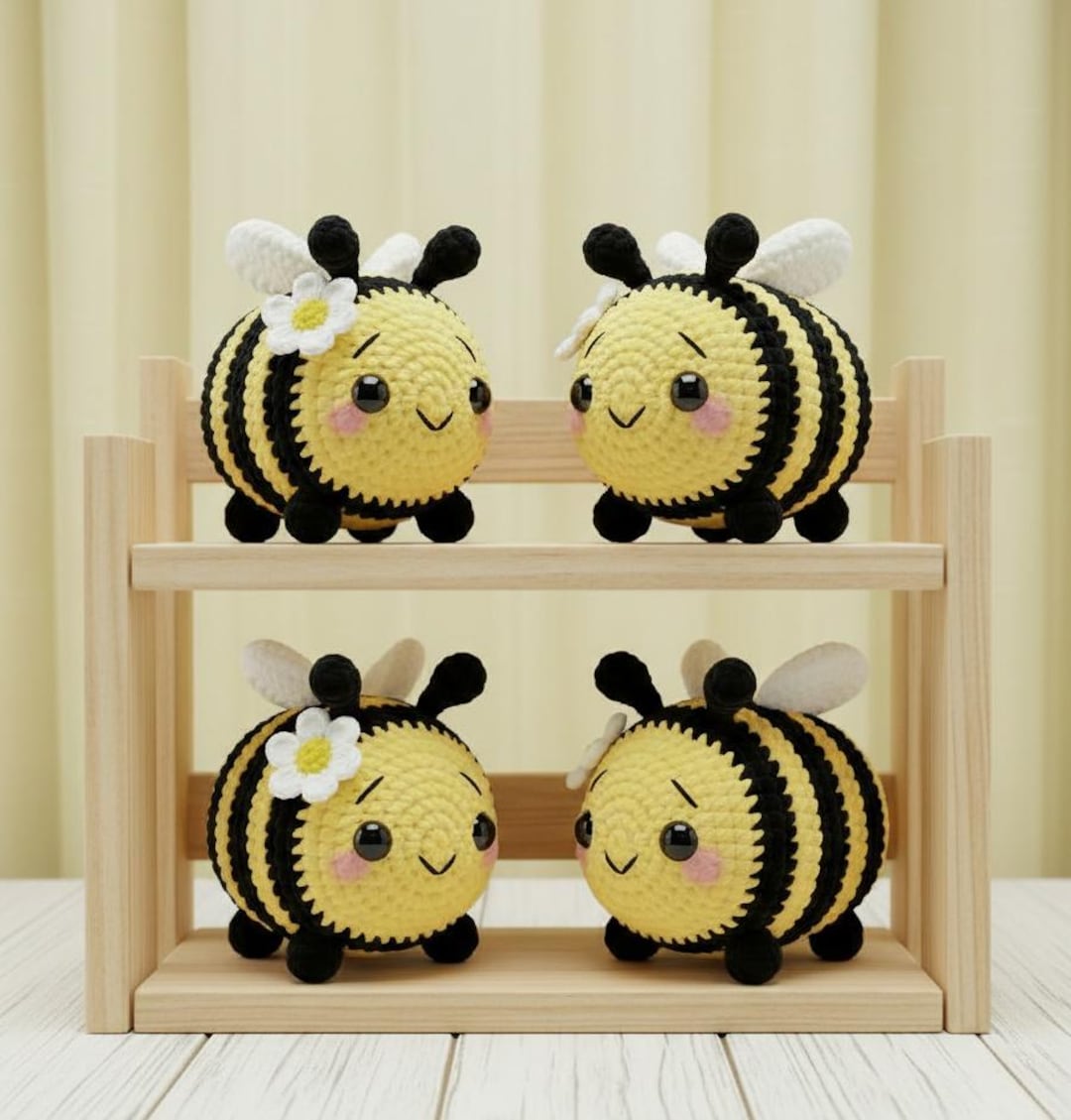 Cute Amigurumi Honey Bee Crochet Pattern, Bumblebee Crochet Pattern PDF ...