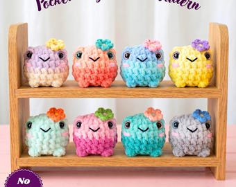 Pocket Frog Crochet Pattern PDF, No Sew/Low Sew Amigurumi Frog, Mini Plush Frog Pattern, Beginner Friendly Plushie Pattern, Digital Download