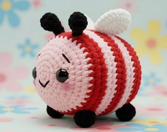 Valentine Love Bee/Bug Häkelanleitung - Einfache Häkelanleitung Cute Love Bee, Valentines Häkelanleitung, Valentine Geschenk für Liebhaber - Cute Crochet PDF