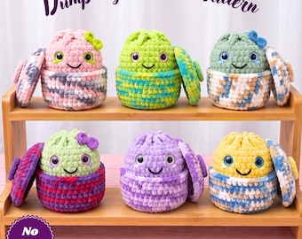 Häkelanleitung für Teigtaschen und Dampfgarer (PDF) | Virales Amigurumi-Teigtaschen-Plüschtier (digitaler Download) | Nähfreies Teigtaschen-Tutorial | Niedliche Häkelanleitung für Lebensmittel