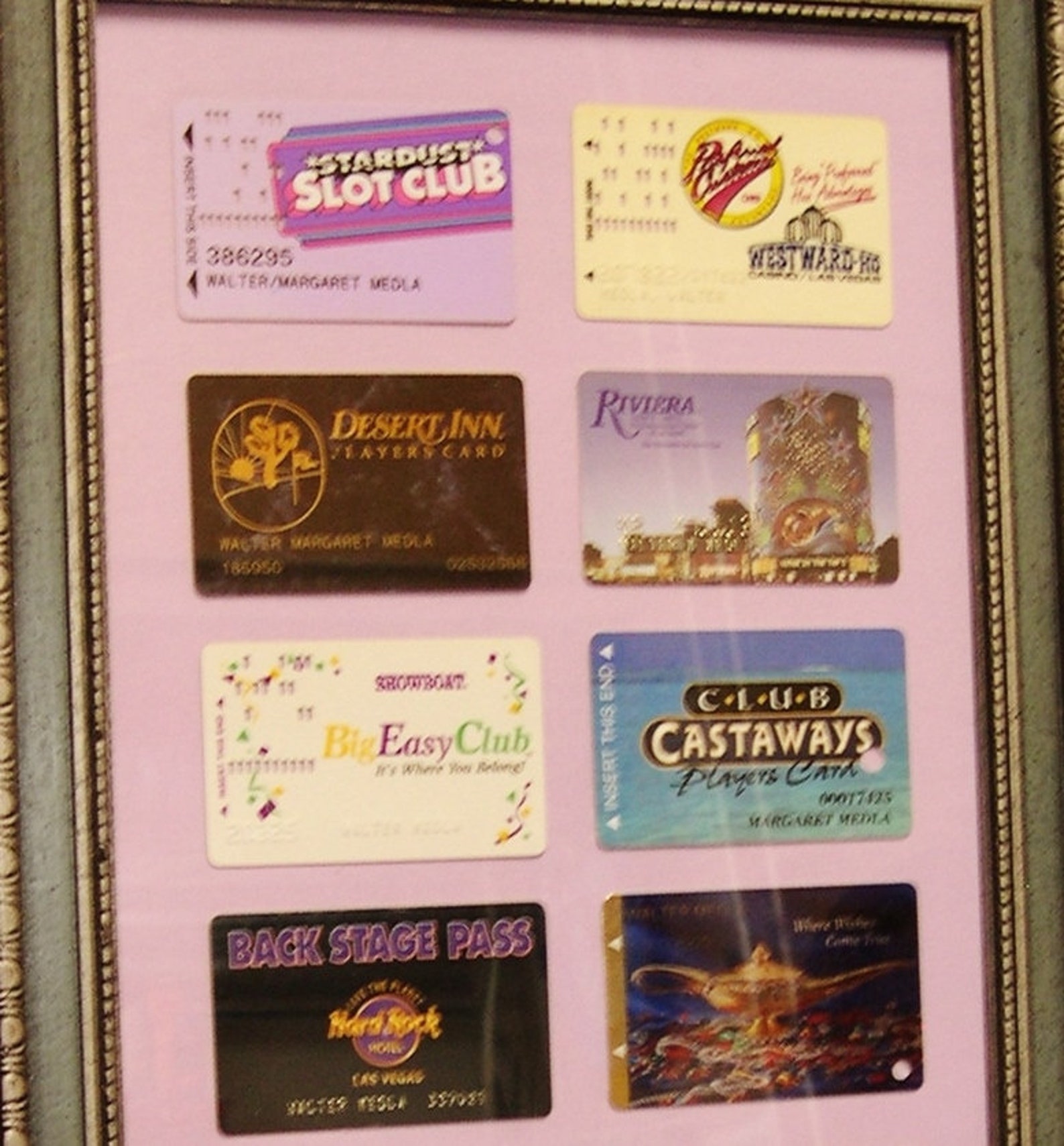 Vintage Casino Player Cards Gone Forever Etsy