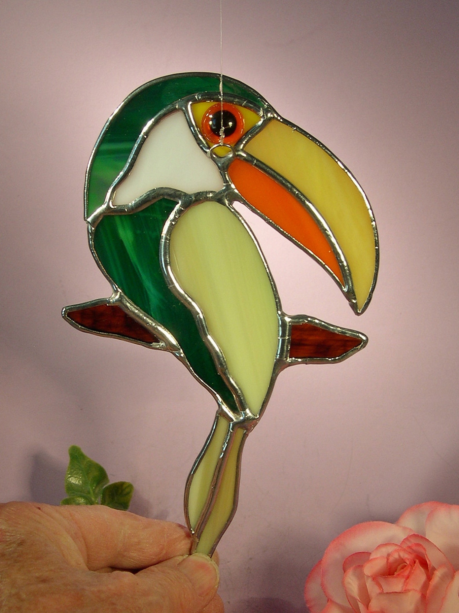 Stained Glass Toucan Bird 448 Etsy