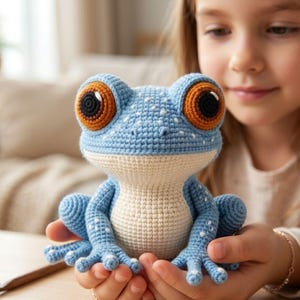 Frog Amigurumi Crochet Pattern – Easy Plush Toy PDF (Beginner Friendly)
