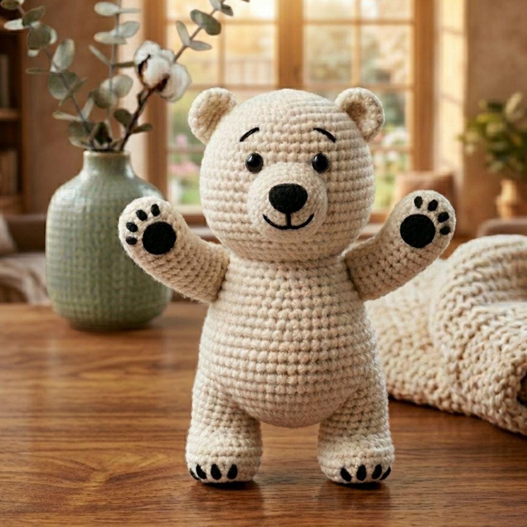 Teddy Bear Crochet Pattern – Amigurumi Bear Plush Toy PDF - Etsy