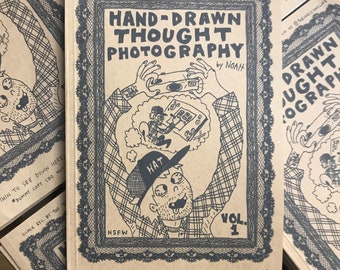 Hand Drawn Thought Photography HDTP book (b&w art photography)