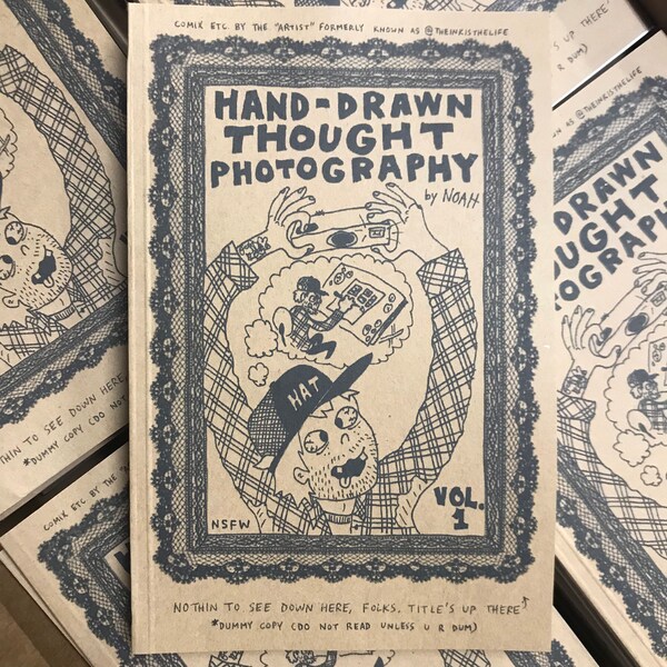 Hand Drawn Thought Photography HDTP book (b&w art photography)