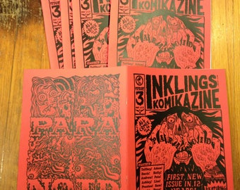 2017 INKLINGS komikazine!!! (comic zine) 12 artists screen printed cover