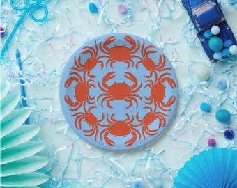 Summer Party Paper Plates Crab Boil Party