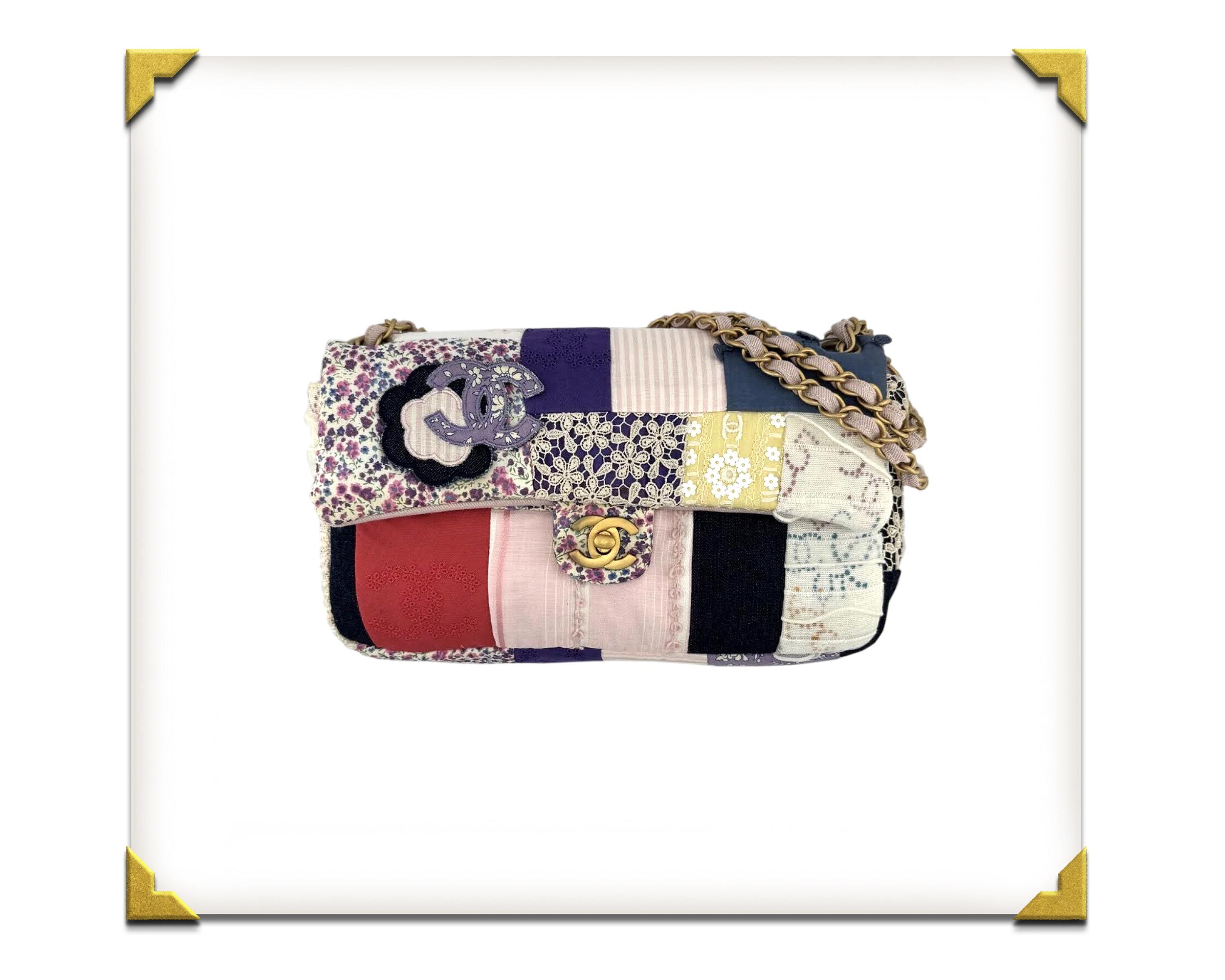 VERY RARE Chanel 2006 Limited Edition Patchwork Small Classic Flap