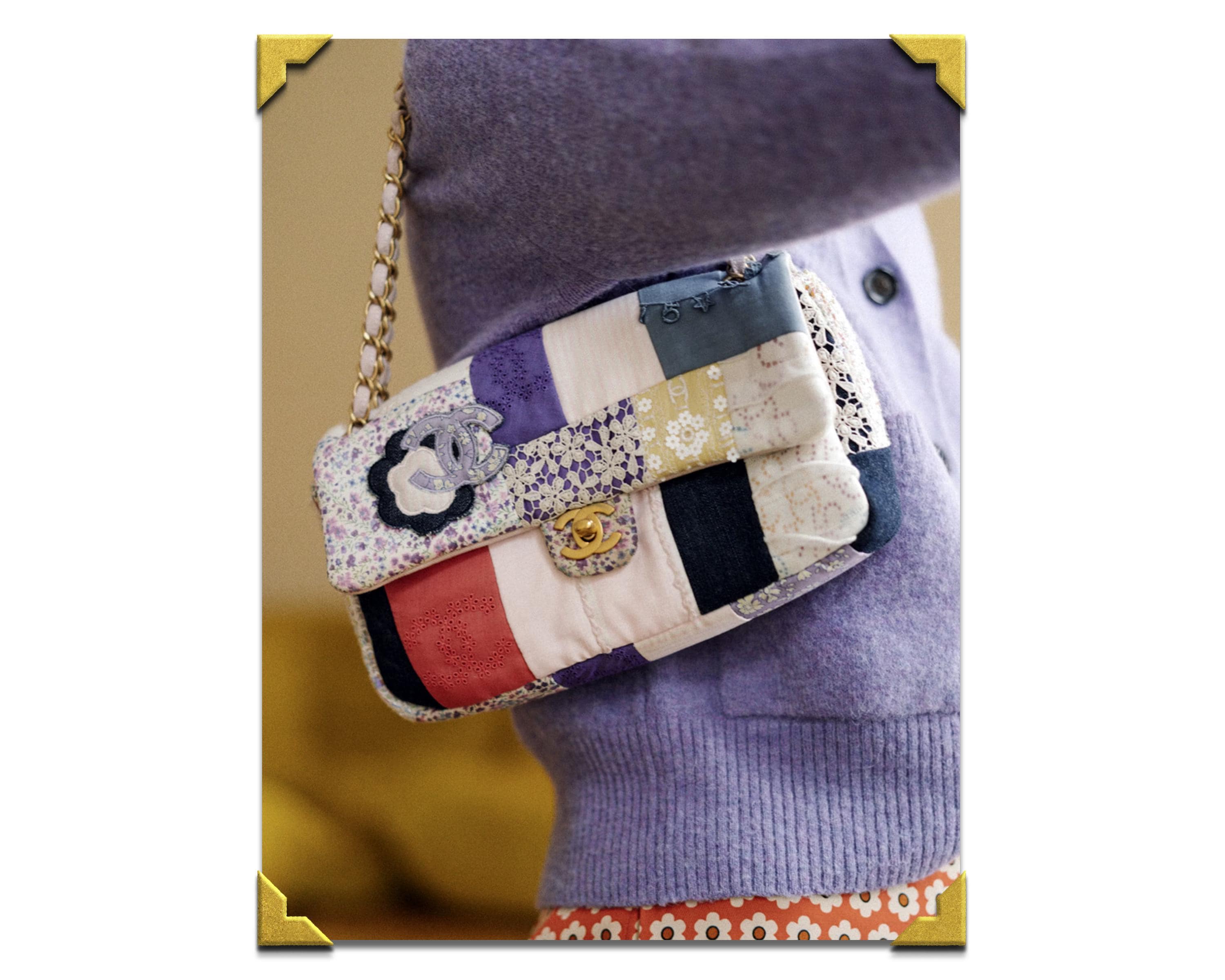 VERY RARE Chanel 2006 Limited Edition Patchwork Small Classic Flap