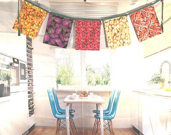 Colorful Kitchen Flag - 5 Sections