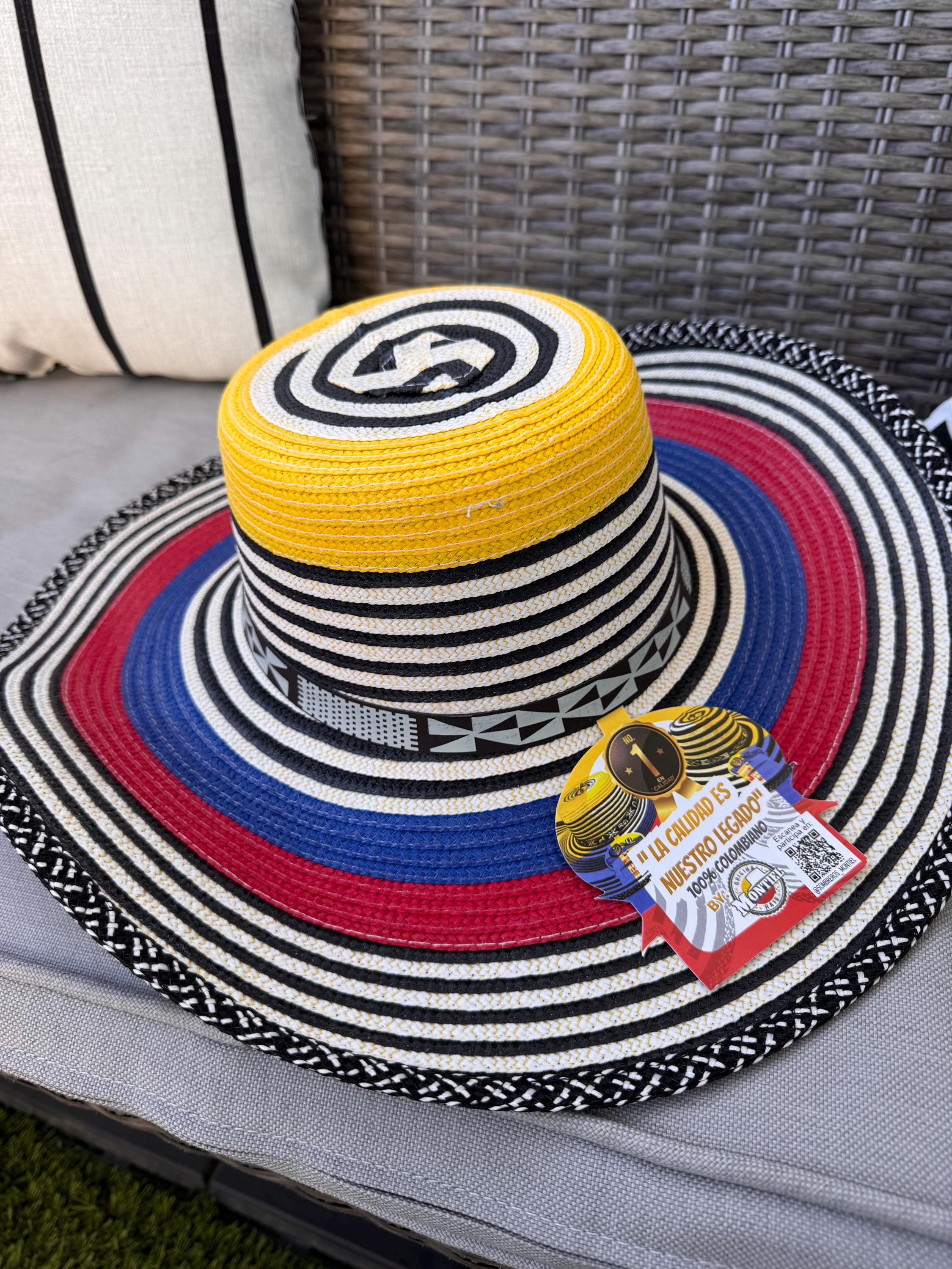 Colombian Sombrero Vueltiao Made by Colombian Artisans Uni-Sex Hat. Vibrant il_fullxfull.7091327181_j4hx.jpg main image 4