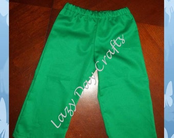 Solid Pique Fabric Pants - Infant and Toddler Sizes - Newborn to Size 6