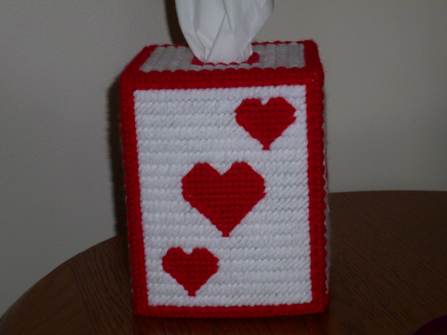 Tissue Box Cover, Valentine Fabric Cover, Valentine Holiday Décor, Square  Tisssue Holder, Housewarmig Gift 