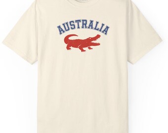 Vintage Australia Crocodile T-Shirt | Retro Aussie Graphic Tee