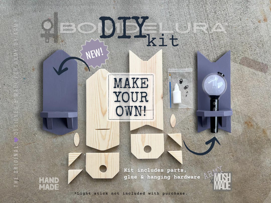 DIY ARMY Bomb Display Shelf Kit | BTS Decor - Etsy