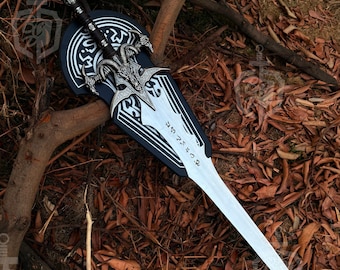 Handmade Warcraft Lich King Frostmourne Steel Sword Blade | Personalized Wedding/Birthday/Anniversary/Christmas Gift