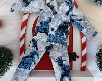 Black Panther Elf pajama, Elf clothes