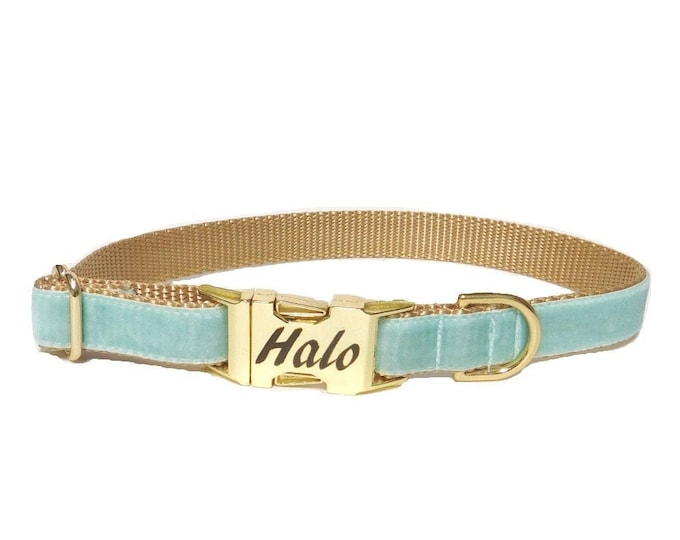 Mint Velvet Personalized Collar. Made in the USA